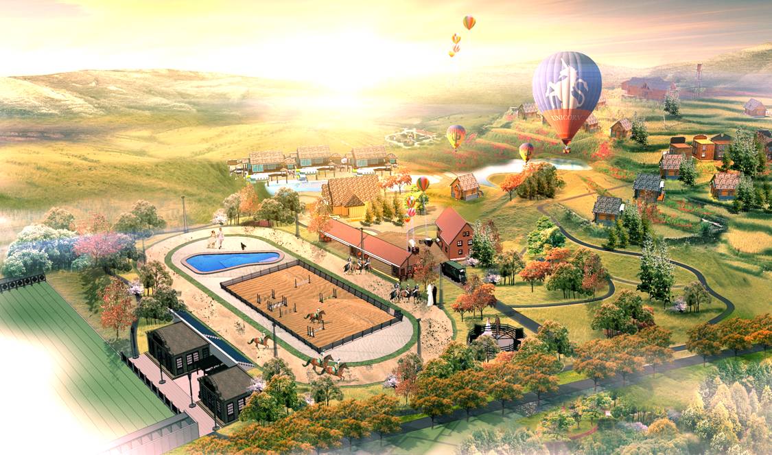 山東省濰坊悠馬鎮·美國西部風情小鎮